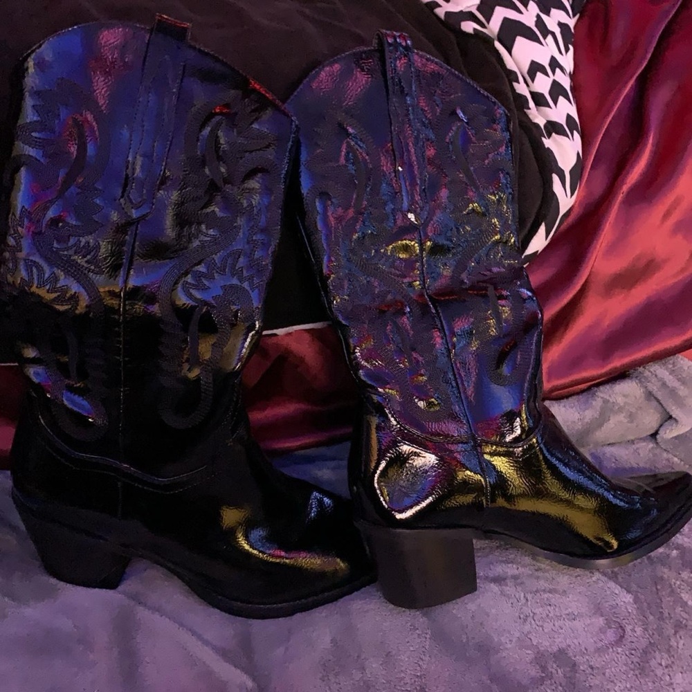 AZALEA WANG Andrea Western Boot In Black